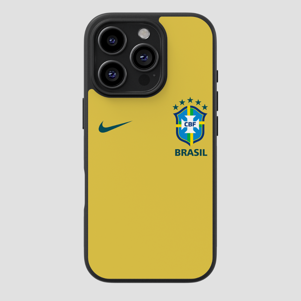 Capa CASE IT UP inspirada na Seleção Brasileira 2026, vista adicional