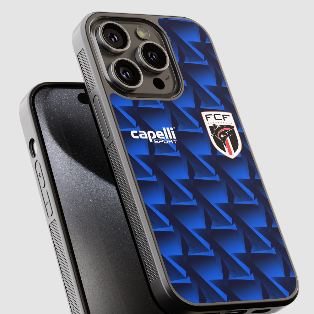 Capa de telemóvel CASE IT UP com design inspirado no equipamento da Seleção de Cabo Verde 2026