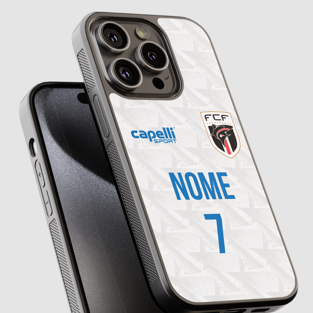 Capa personalizável da Seleção de Cabo Verde com espaço para nome e número, marca CASE IT UP