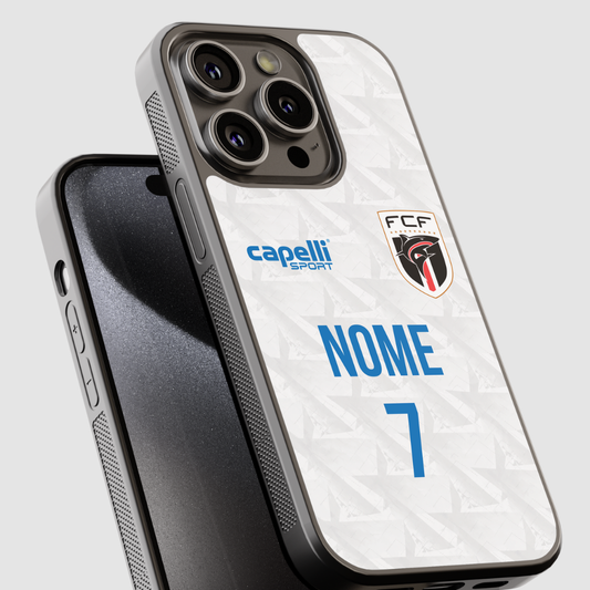 Capa personalizável da Seleção de Cabo Verde com espaço para nome e número, marca CASE IT UP
