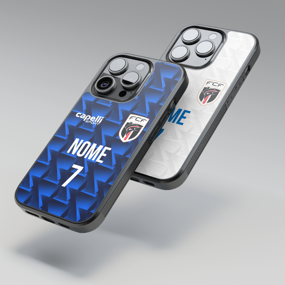 Capa de telemóvel personalizada resistente, design Seleção de Cabo Verde
