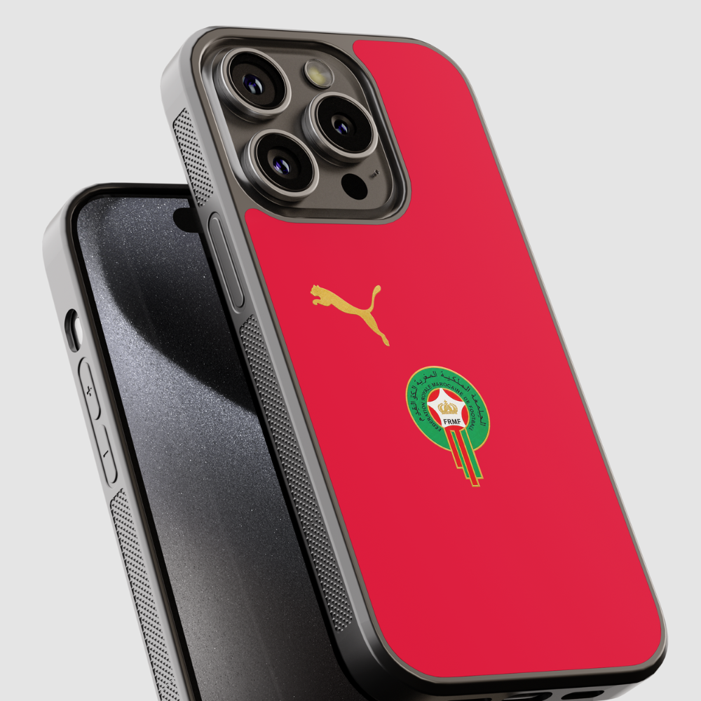 Capa de telemóvel CASE IT UP com design inspirado no equipamento da Seleção de Marrocos 2026