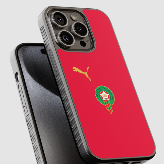 Capa de telemóvel CASE IT UP com design inspirado no equipamento da Seleção de Marrocos 2026