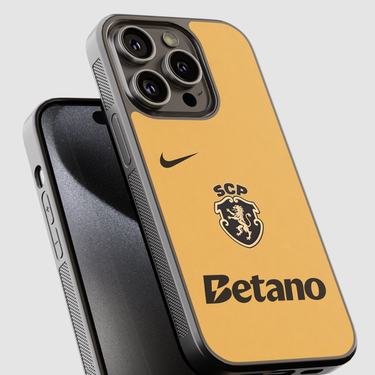 Capa de telemóvel CASE IT UP com design inspirado no equipamento alternativo do Sporting 2026/2027