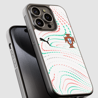 Capa de telemóvel CASE IT UP com design inspirado no equipamento da Seleção Portuguesa 2025