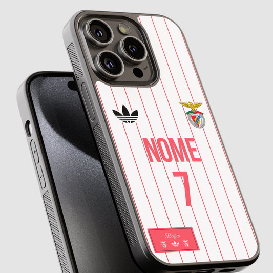 Capa de telemóvel personalizada CASE IT UP com nome e número, design Benfica Originals
