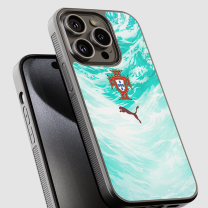 Capa de telemóvel CASE IT UP com design inspirado no equipamento da Seleção Portuguesa 2026