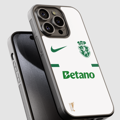 Capa CASE IT UP inspirada no equipamento do Sporting 2024/2025, vista adicional