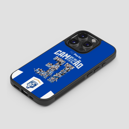 Capa protetora em TPU com estampado da camisola FC Porto Campeão