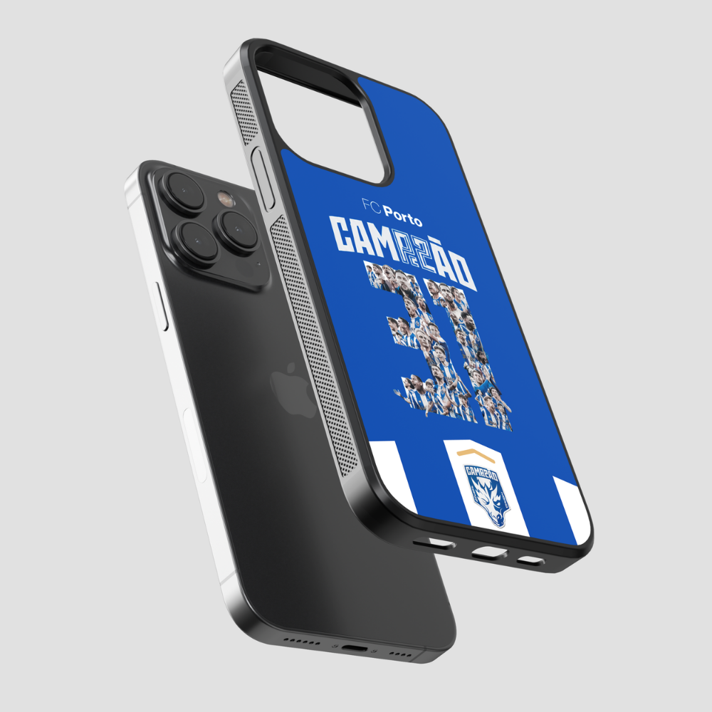 Capa de telemóvel CASE IT UP, design camisola FC Porto Campeão