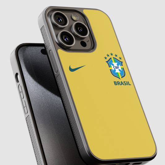 Capa de telemóvel CASE IT UP com design inspirado no equipamento da Seleção Brasileira 2026