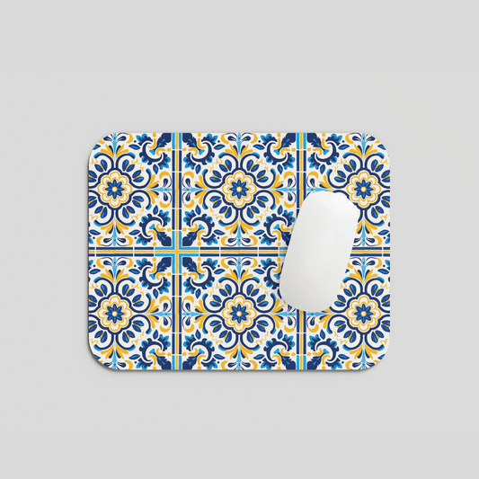 Tapete de rato CASE IT UP inspirado nos azulejos tradicionais portugueses