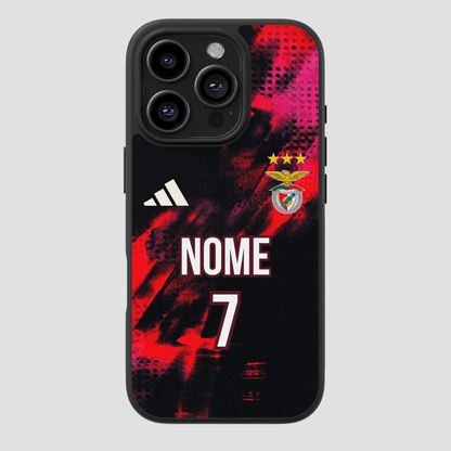 Capa personalizável Benfica Terceiro Equipamento com espaço para nome e número, marca CASE IT UP