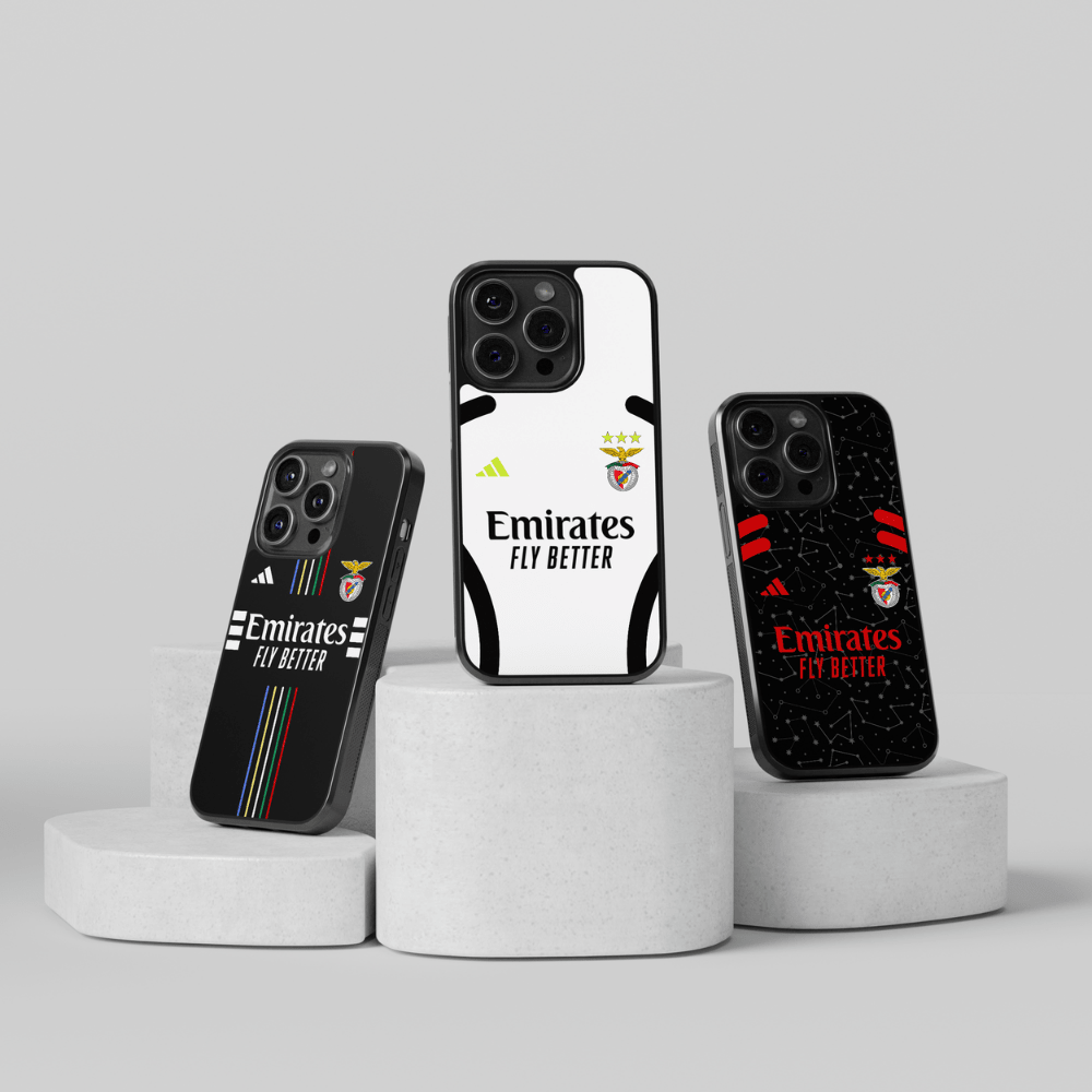 Capa CASE IT UP inspirada no equipamento do Benfica 2024/2025, vista adicional