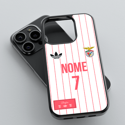 Capa personalizável Benfica Originals com espaço para nome e número, marca CASE IT UP