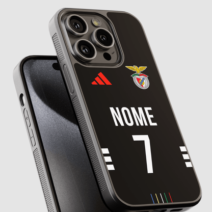 Capa de telemóvel personalizada CASE IT UP com nome e número, design Benfica