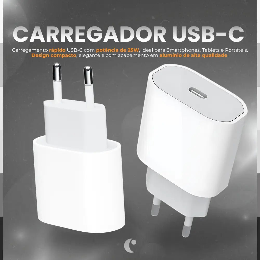 Carregador USB-C 25W - Default Title - CASE IT UP