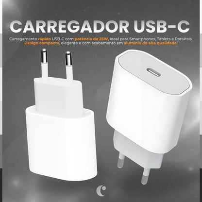 Carregador USB-C 25W - Default Title - CASE IT UP