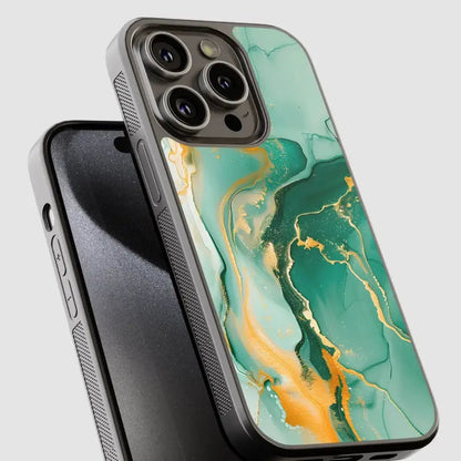 Capa CASE IT UP dourado e verde, vista adicional