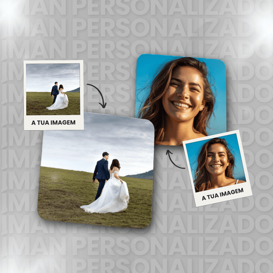 Conjunto de ímanes personalizáveis em MDF, marca CASE IT UP