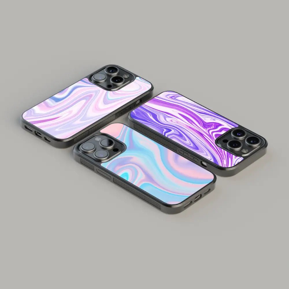 Capa protetora em TPU com tons pastel
