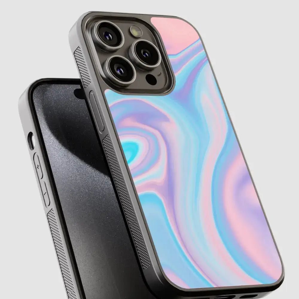 Capa de telemóvel resistente com tons pastel
