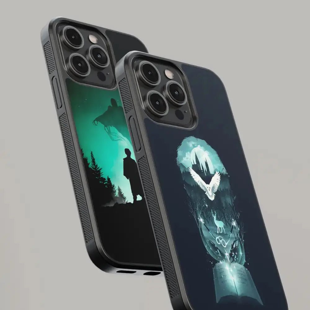 Capa de telemóvel resistente com design Patronus