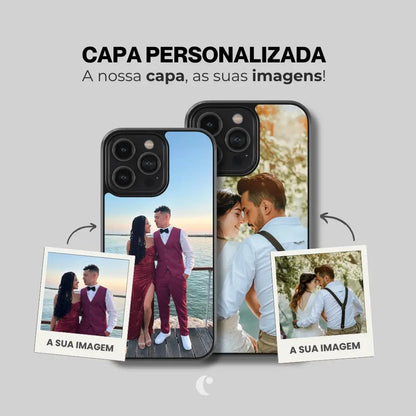Exemplo de capa personalizada CASE IT UP com design único
