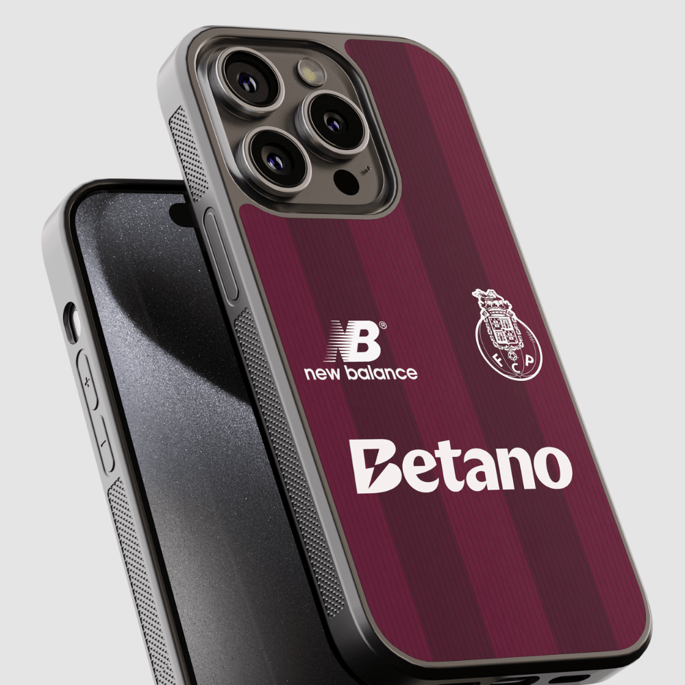 Capa de telemóvel CASE IT UP com design inspirado no equipamento alternativo do FC Porto 2026/2027