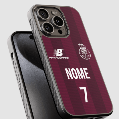 Capa de telemóvel personalizada CASE IT UP com nome e número, equipamento alternativo do FC Porto