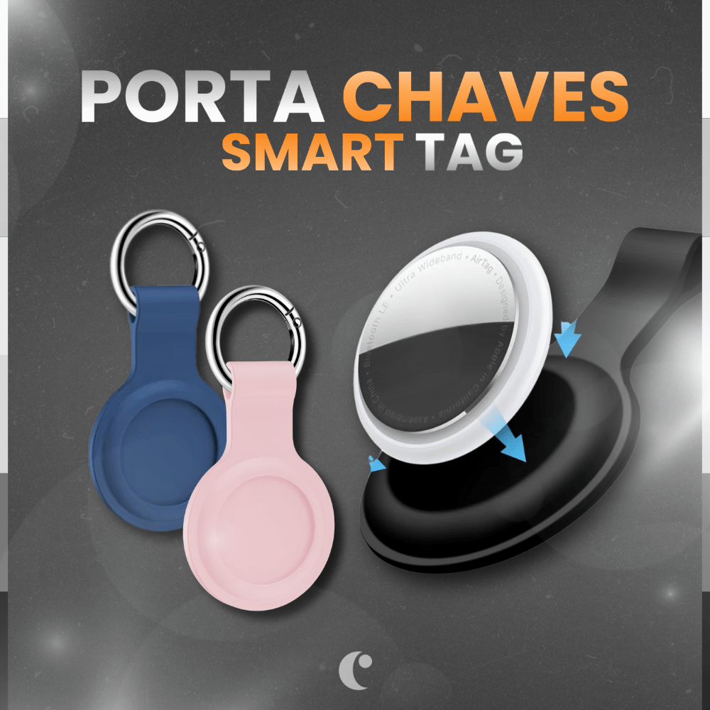 Porta-Chaves Smart Tag - Preto - CASE IT UP