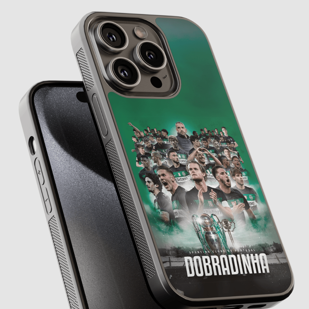 Capa de telemóvel CASE IT UP com design exclusivo Sporting Dobradinha